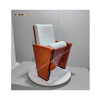 Cadeira de teatro elegante e moderna com braços e conforto ergonômico