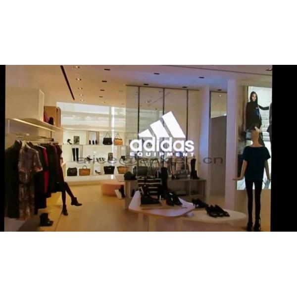 P5.2mm LED Glass Display , Clear LED Screen 1000x500mm For Building