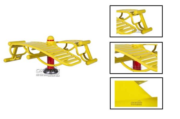 high quality galvanized outdoor fitness trainer with TUV certificate EN 16630 sit up exercise equipment