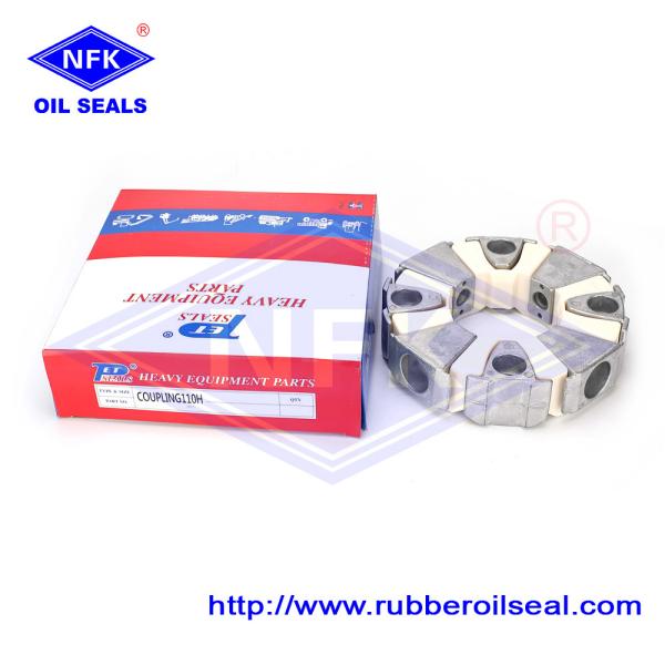 PET PU Rubber Shaft Coupling 110H Shaft Spider Coupling For HITACHI Excavator 4191663