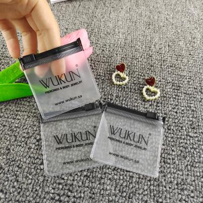 Crystal Clear PVC Resealable Zipper Closure Storage Bag Dustproof Waterproof Jewelry Organizer