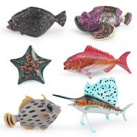 Divers jeux d'animaux marins avec requins, dauphins, poulpes et tortues