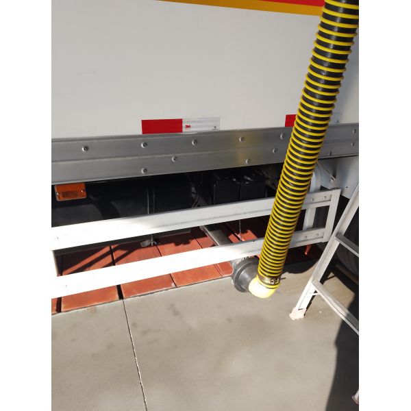 NFPA Compliant Automatic Sliding Rail Fire Truck Exhaust Removal System for Stations