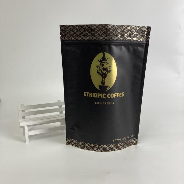 Custom Printed Wholesale Biodegradable Resealable Stand Up Pouches Food Packaging Bags for Coffee Stand Up Zipper Bags