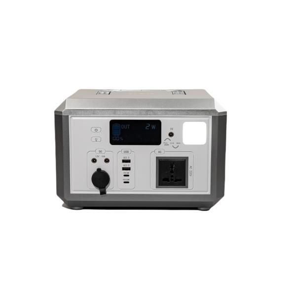 Бесплатный переключатель переменного тока 600 Вт фотоэлектрическая зарядка Лучшая электростанция со световым сигналом SOS для аварийного питания