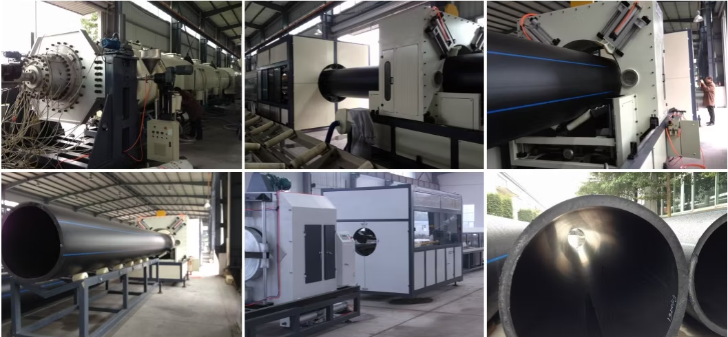 HDPE Pipe Production Line for 16-1600mm PE80/PE100 Pipes with Control System