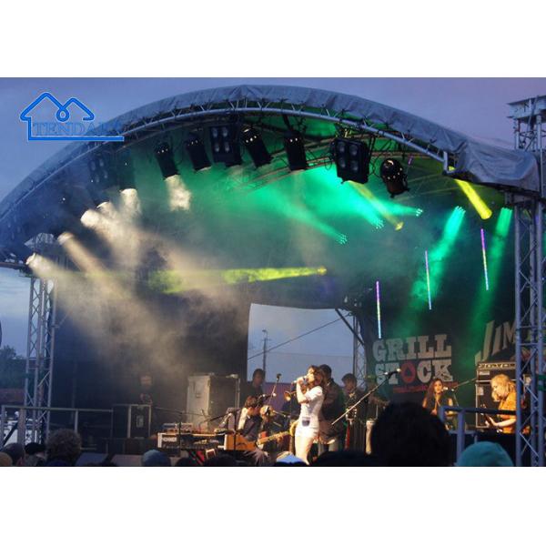 Popular Custom Aluminum Truss With Roof Booth Truss Event Stage Scene For Stage Events