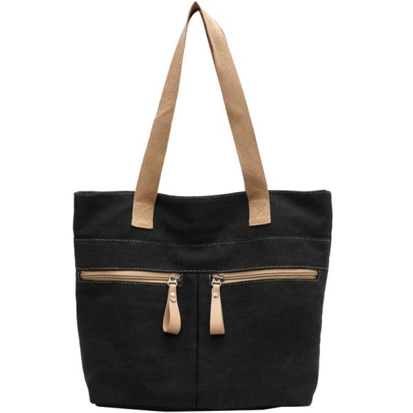 2023 custom wholesale high quality big heavy duty white canvas women bag blank plain cotton canvas tote bag with customi