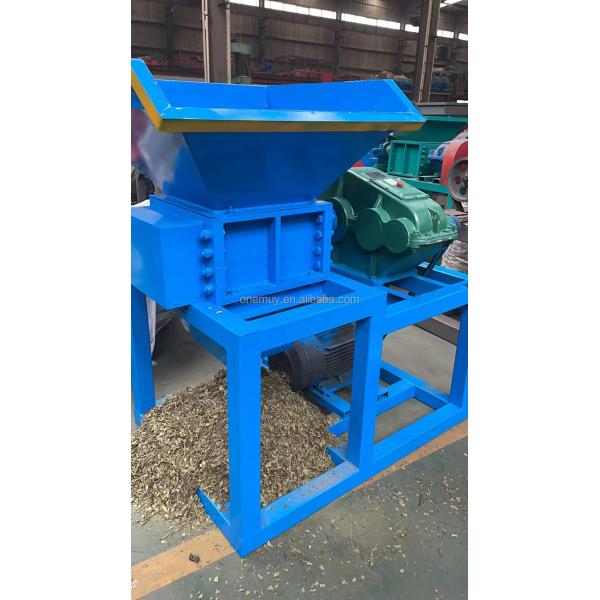 Custom Double Shaft Single Motor Shredder for Scrap Heavy Melting PVC HDPE PP PET