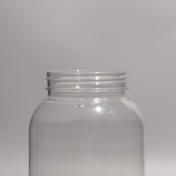 Garrafa de plástico PET de 500 ml, redonda e transparente, garrafa de água de suco de chá Boba com tampa e tampa