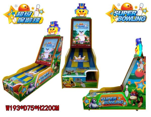 Super Bowling coin operated alley arcade ticket lottery redemption game machine