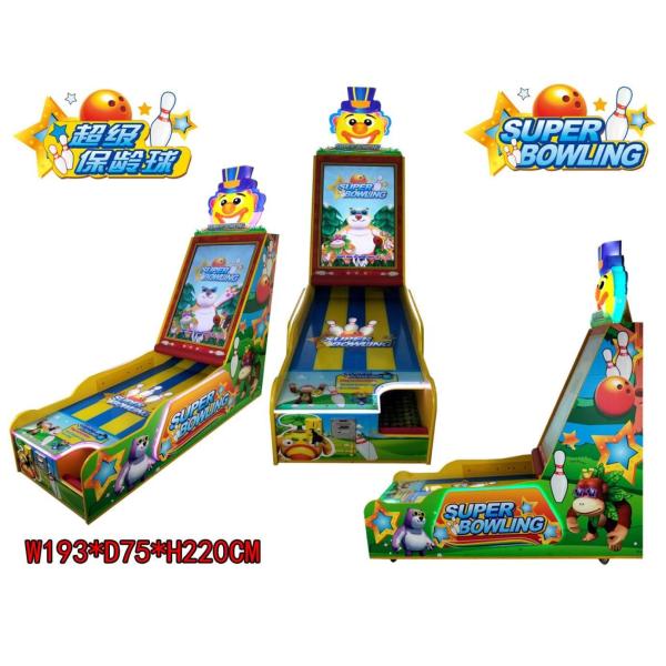 Super Bowling coin operated alley arcade ticket lottery redemption game machine