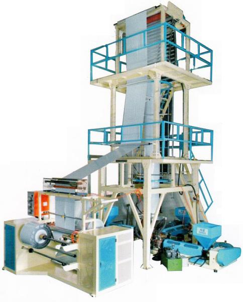 3 Layer PE EVA Film Co Extrusion Machine Blown Film Extrusion Machine