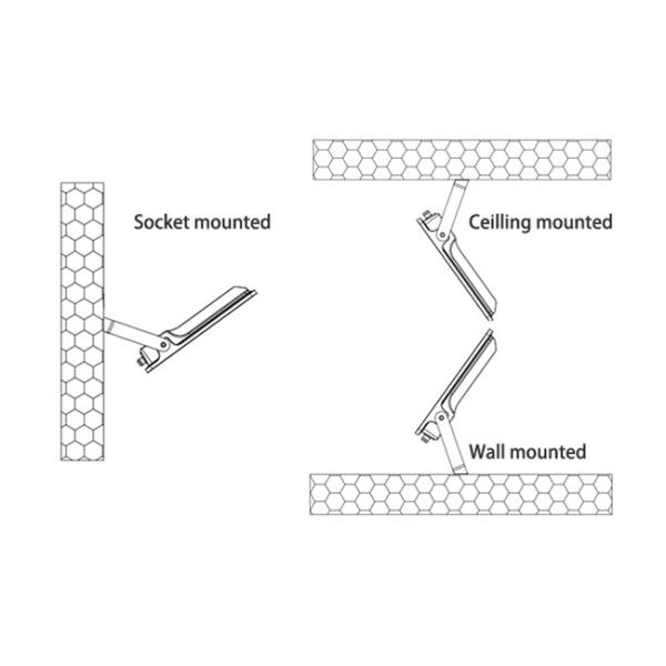 Ультра тонкие прожекторы СИД ИП66 300В на открытом воздухе освещают Меанвелл/водителя Инвентроникс