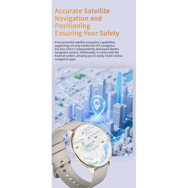 H88 ANDROID SMARTWATCH 3+32G LADY WOMAN EXQUISITE APPEARANCE 4G SIM CARD SMARTWATCH