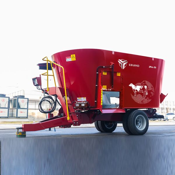 High-Capacity 20 m³ Dual-Auger Vertical TMR Mixer with NM400 Steel Construction