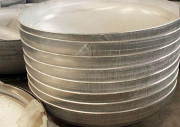 SA516 Gr60 Cabeça plana de recipiente de 89 mm de aço inoxidável recipiente de recipiente GB