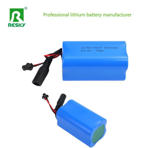 21700 5000mAh Batería Celdas 14.8v 74wh Batería de iones de litio para luz solar de la calle a 300g