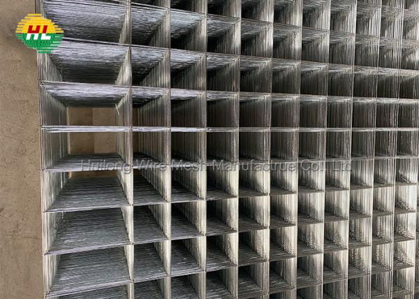 2.5mm Black Welded Wire Mesh Panels Flat Surface For Floor Heating