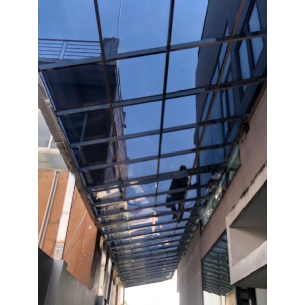 Customized 4*8feet Grey Polycarbonate PC Solid Sheet Lightweight Durable Panel with Hard Coat Surface for Scratch Chemical and UV Resistance for Awning and Canopy