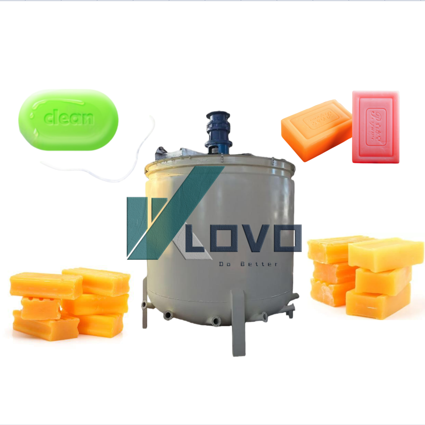 Steam-Jacketed External Coil Saponification Kettle with Powerful Stirring