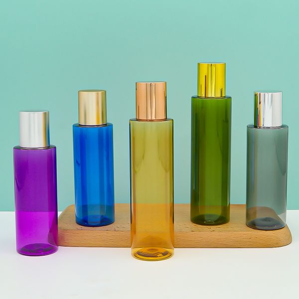 Wholesale High Impact Resistance Leak Proof Customizable PET Plastic Screw Cap Bottles for Cosmetic and Personal Care Packaging