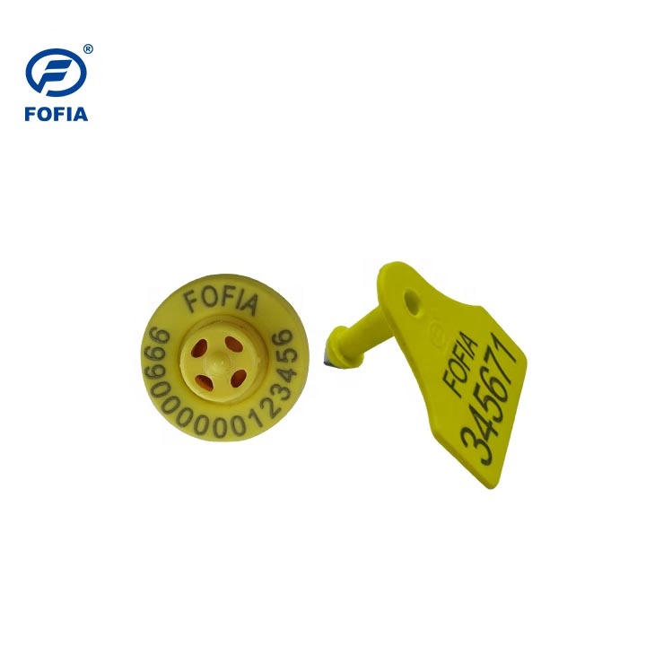 Fofia Waterproof Combination Electronic Animal Tracking Ear Tag New High Quality RFID TPU Laser Coding 3 Years Warranty Goat