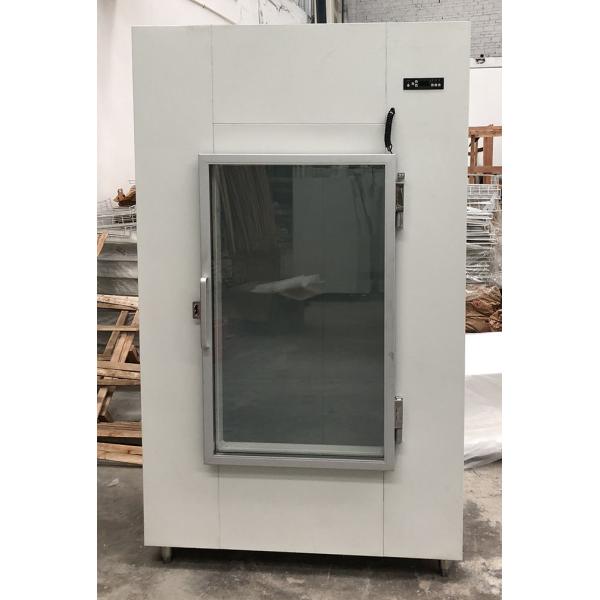 Indoor Commercial Ice Freezer With Top Mount Refrigeration System