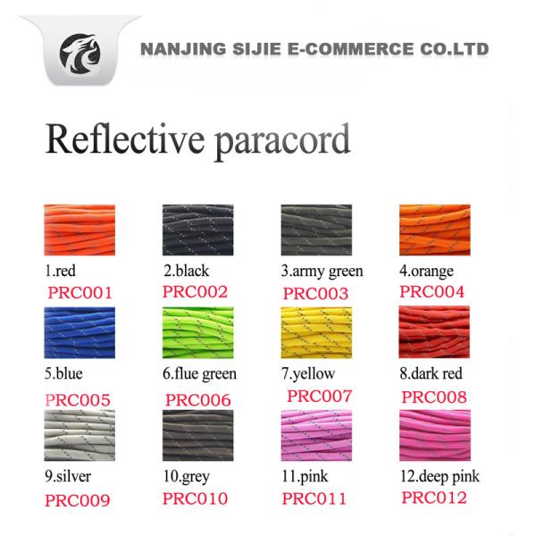 Customization 100FT 7 Inner Strand 550 Polyester Paracord Parachute Cord Camping Rope