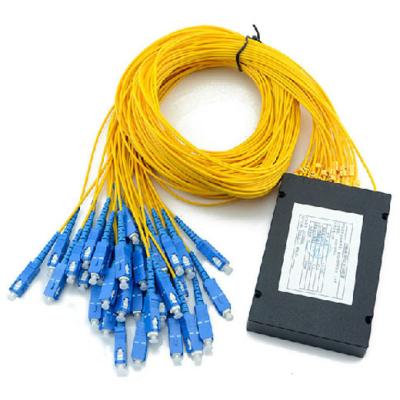 Medidor LSZH 2.0mm da manutenção programada G657A1 1 do divisor SC/UPC do PLC da caixa do ABS da fibra ótica 1x16