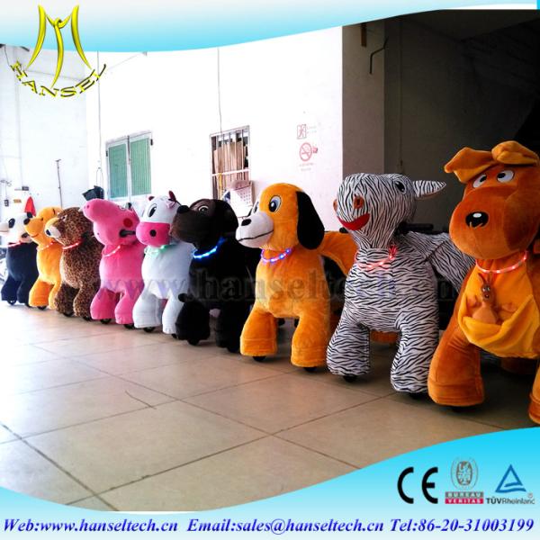Hansel coin operated Stuffed Animal On Sale Mall Kids Play Area Mechanical Animal Rides