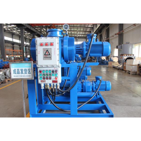 Blue Professional Vacuum Pump Set With Roots And Dry Screw Vacuum Pump