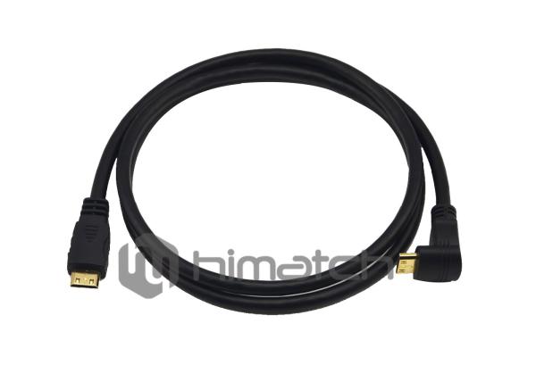 Professional Ultra Slim HDMI Cable  Hdmi C To Hdmi C 1080P FHD For Portable Devices