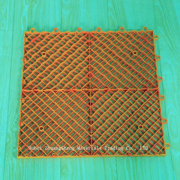 Ultrathin Type Plastic Permeable Floor / Outdoor Non Slip Plastic Flooring By Plastic Injection Molding