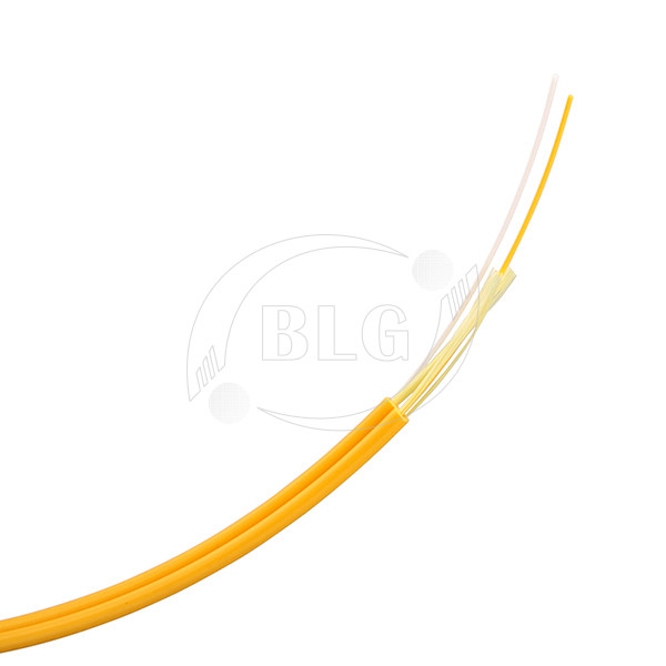 SM Multimode Duplex 2 Fiber Optic Cable 1000 Feet , Yellow Fiber Optic Audio Cable
