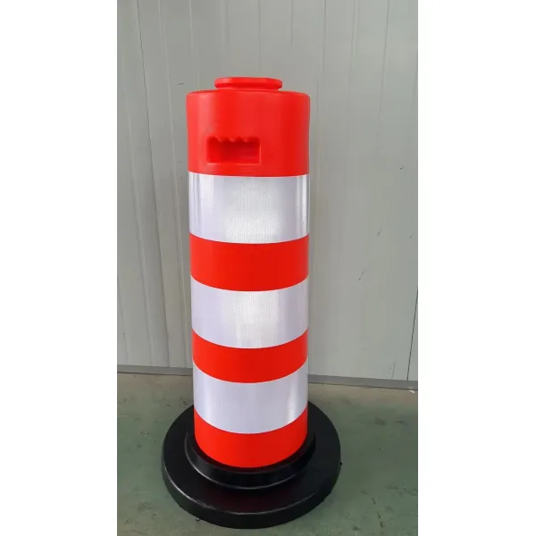 Stackable Reflective PE Traffic Drum Road Safety Barrel for Crash Protection