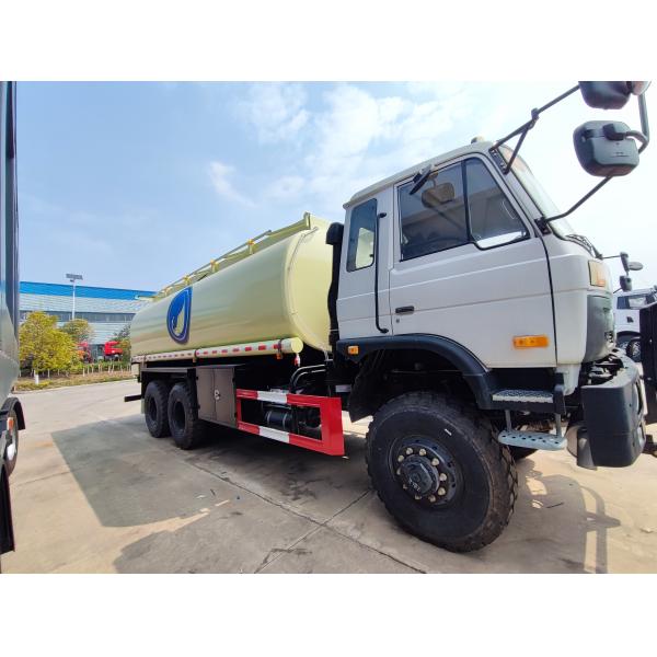 Camión cisterna de 6x6 ruedas motrices Camión cisterna de 6x6 transmisión manual Camión cisterna de fábrica Venta directa Vehículo multi-combustible Q235 Cisterna de acero al carbono / acero inoxidable 191KW/260HP Potencia del motor
