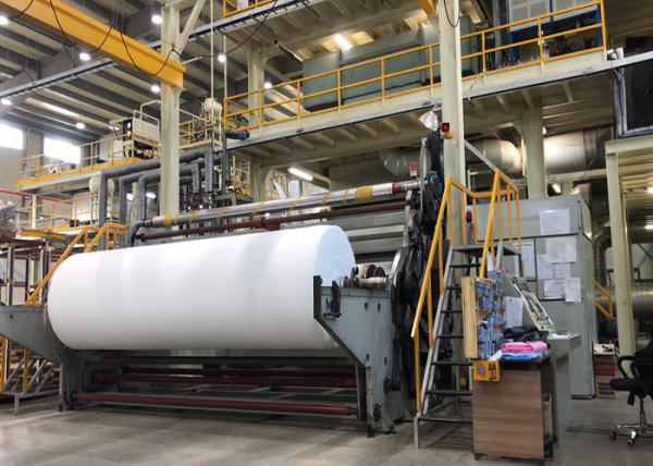 1.6M Single S Spunbond Pp Non Woven Fabric Making Machine Simple Production