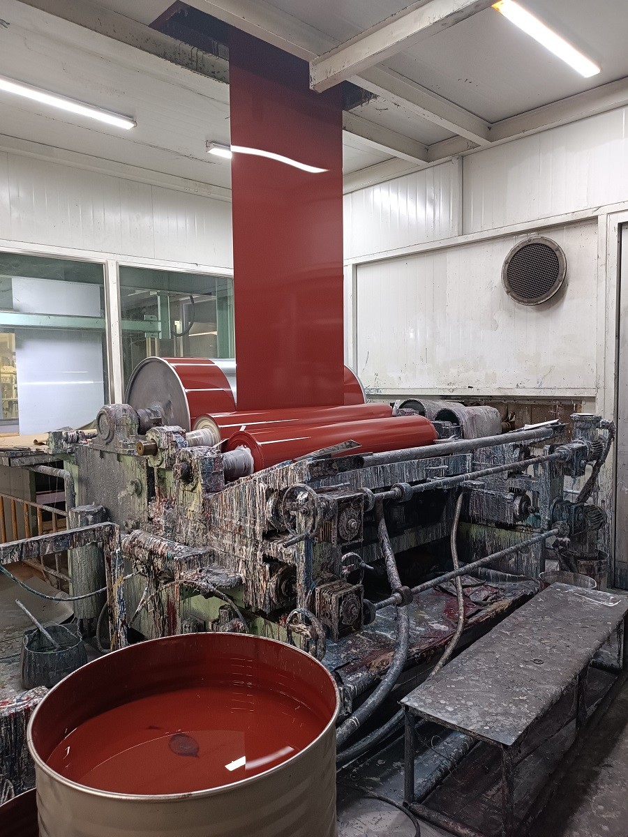 PPGL AZ150 Трапецодиальные стальные плитки PVDF Шервин-Уильямс 40-летняя гарантия Крыша жилого здания PPGI Z180