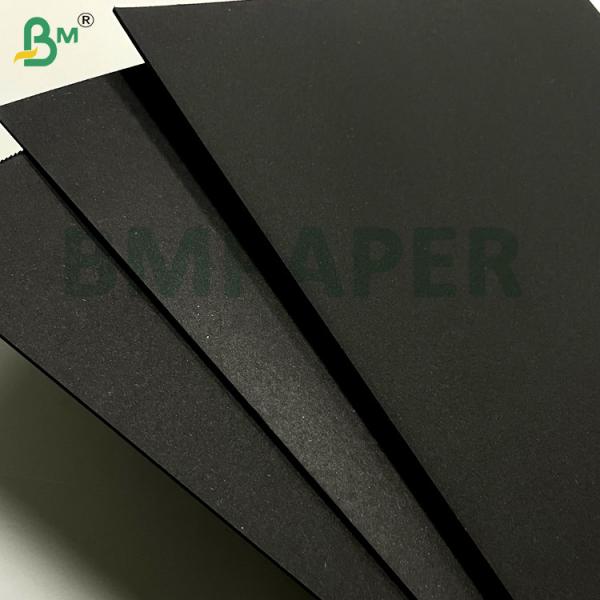 300g 400g Printability Fold Resistance Double Sided Black Cardboard For Hardcover Book Covers Business Cards