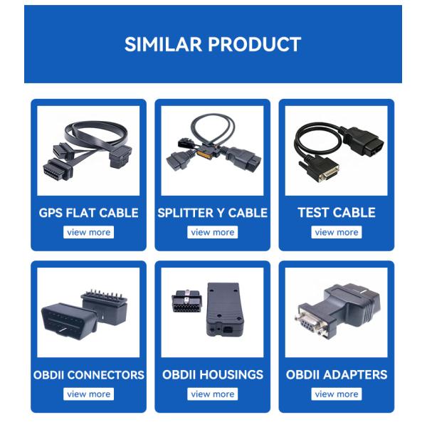 AOTAI OBD 2 Cap Wiring Harnesses for GPS Fleet Plug and Play Installation T-Harness OBD 24V Cables Weigth 140g Voltage 12