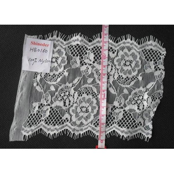 100% Nylon Eyelash Lace Trim With 13cm Width for Dress CY-HB0160