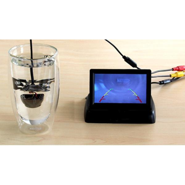 Waterproof Hidden Cam In Cars Wide Angle / Metal Small Car Front Camera
