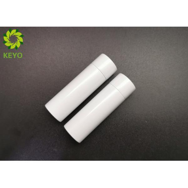 Round Shape White Color Aluminum Lip Stick Tube Lip Balm Tube