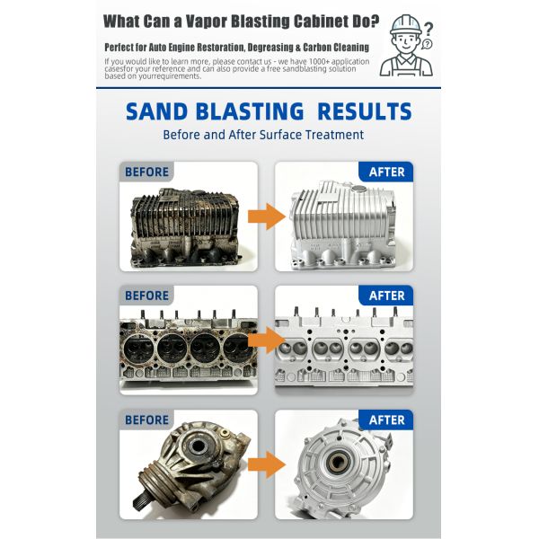 Wet Blasting Cabinet Water Circulation Dustless Sand Blaster vapor Blasting for Mold Rust Carbon Cleaning Slurry Blaster