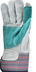 Heavy Duty Leather Welding Working Gloves, Palm safety Gloves, suede finish, cowhide, Cut Resistant, Driver Gloves