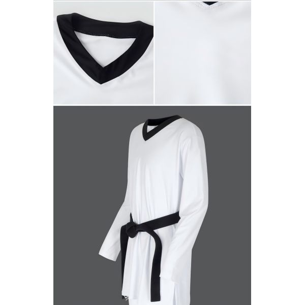 WTF Approved Taekwondo Uniforms Breathable Poly Fabric For Martial Arts Training Practice