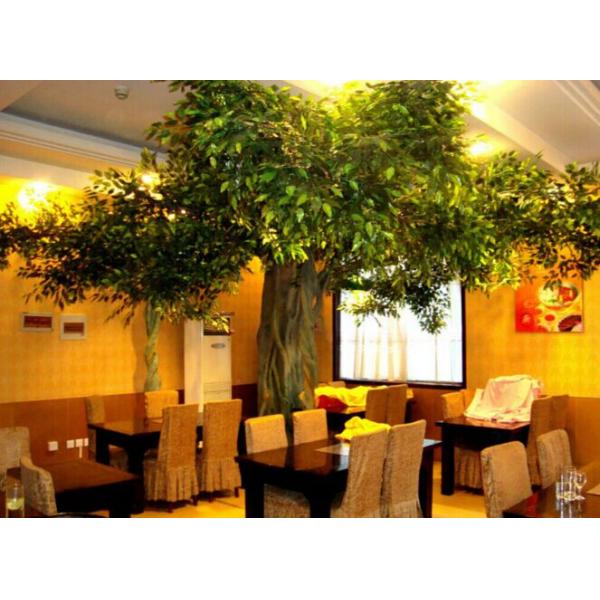 UVG GRE042 gold banyan leaves outdoor artificial trees for festival landscaping