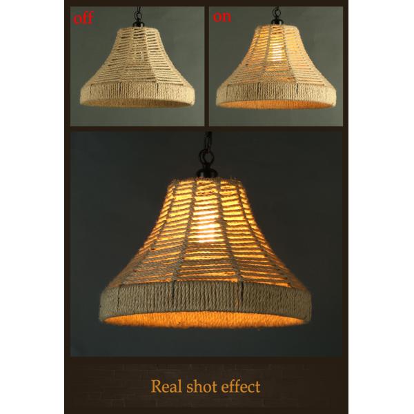 Vintage Light Rope Pendant Lamp Retro Loft Industrial Hanging Light Lamp(WH-VP-200)