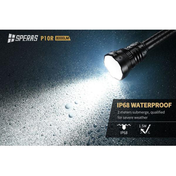 электрофонарь USB СИД Mirco 8000lm 531m 3pcs LUMINUS перезаряжаемые